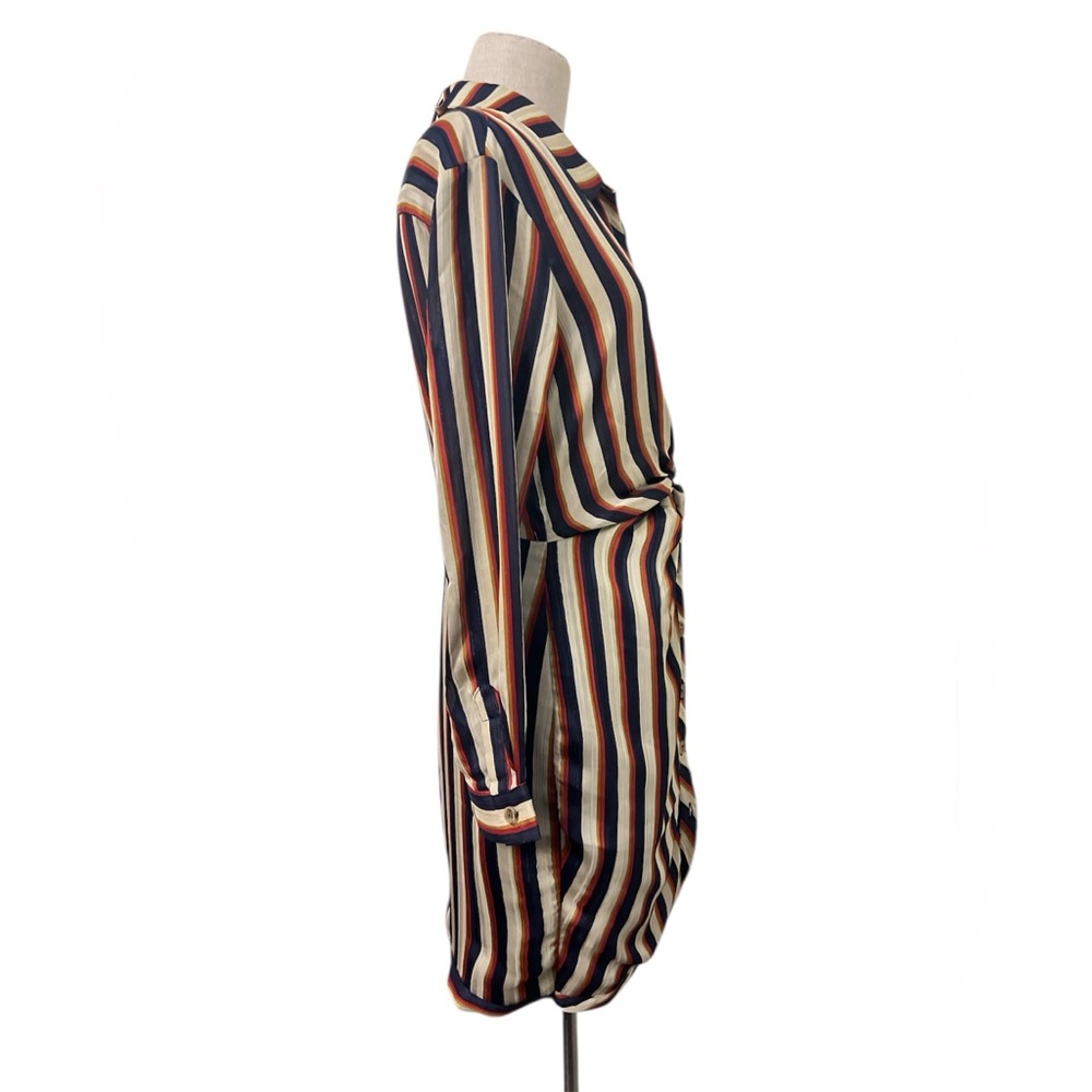 Heartloom Tina stripe twist front shirt dress - Picture 4 of 6